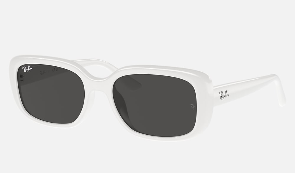 RB4421D BIO-BASED Sunglasses in White and Dark Grey - RB4421D