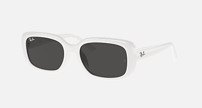 RB4421D BIO-BASED Sunglasses in White and Dark Grey - RB4421D