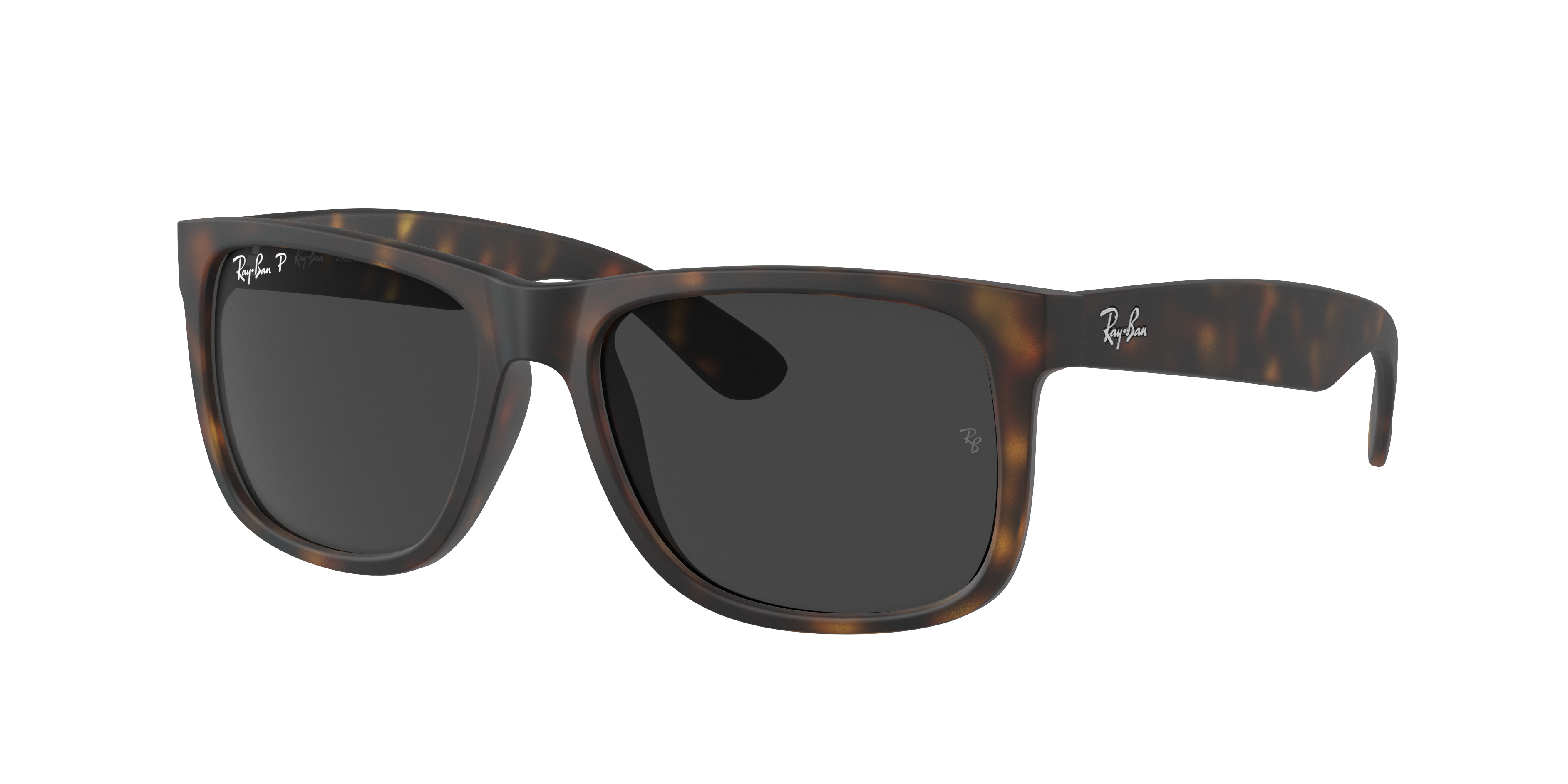 JUSTIN CLASSIC Sunglasses in Rubber Black and Dark Grey JUSTIN CLASSIC Sunglasses in Rubber Black and Dark Grey