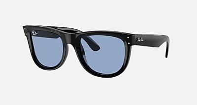 WAYFARER REVERSE Sunglasses in Transparent Navy Blue and
