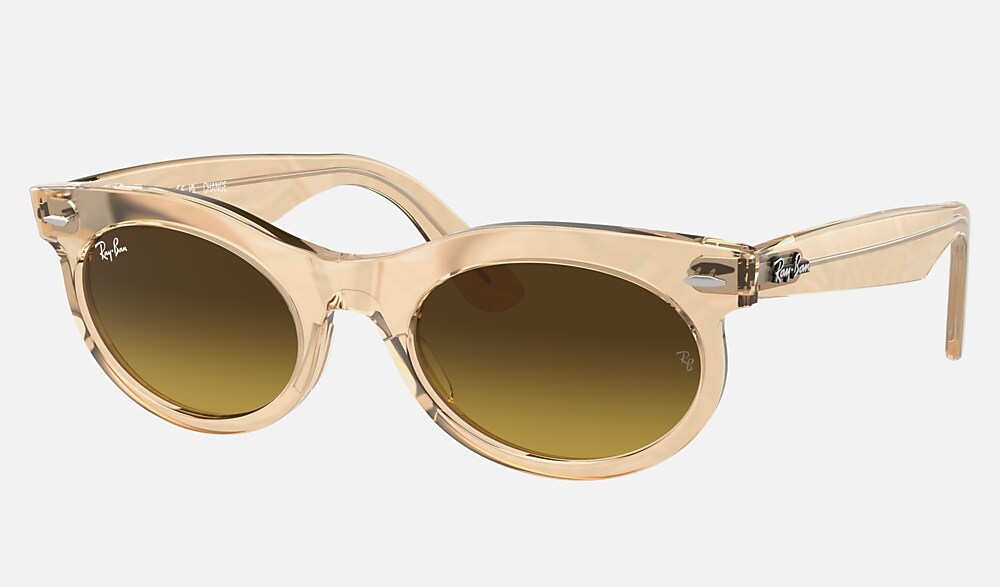 WAYFARER OVAL CHANGE Sunglasses in Photo Waves Brown and Brown