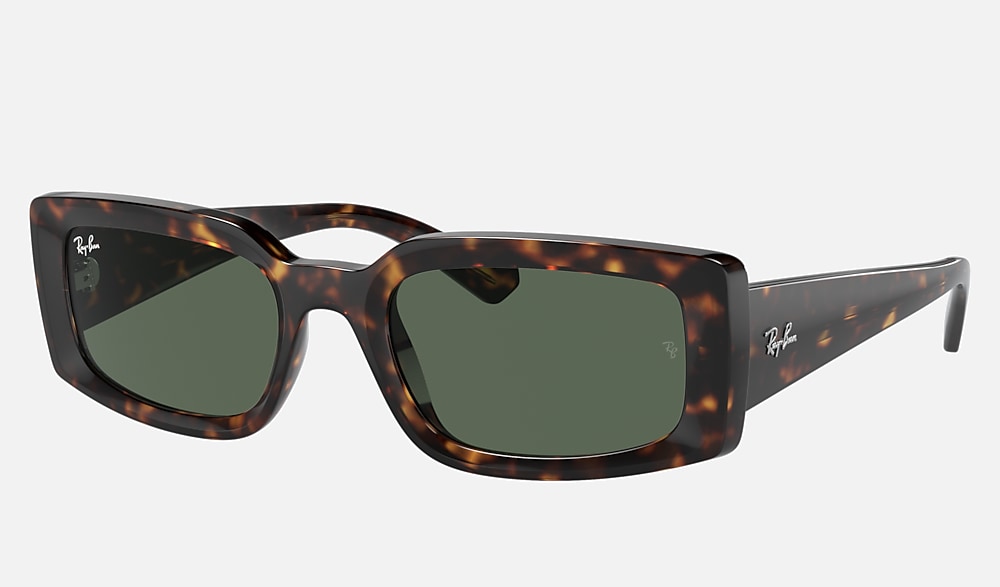 KILIANE BIO-BASED Sunglasses in Havana and Dark Green - RB4395F