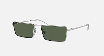 EMY BIO-BASED Sunglasses in Gold and Dark Grey Flash Silver (56-17