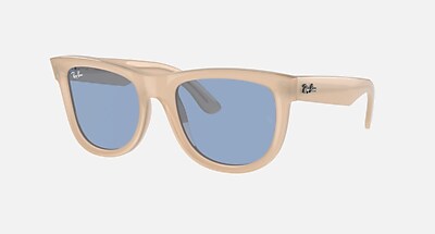 WAYFARER REVERSE Sunglasses in Transparent Navy Blue and Dark Blue