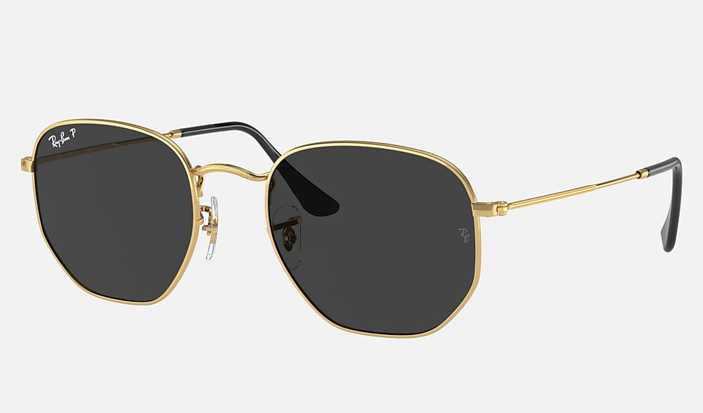 百貨店福袋 Sunglasses ONES THE X LENSES FLAT HEXAGONAL in Gold Arista 小物