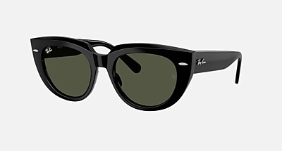 DOREEN Sunglasses in Dark Havana On Transparent Multicolor