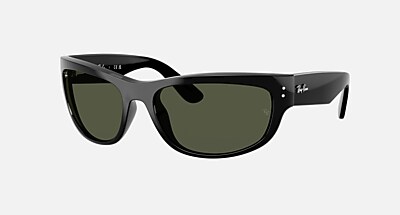 MEGA BALORAMA Sunglasses in Black and G-15 Green (63-19) - RB2289