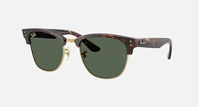 美品　Ray-Ban CLUBMASTER RB3016 1354/r5 Ray-Ban RB3016-1354/R5 CLUBMASTER Sunglasses, Black and
