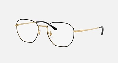 RB8777D OPTICS Eyeglasses with Black On Gold Frame - RB8777D | Ray