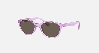 RB9080S KIDS BIO-BASED Sunglasses in Transparent Pink and