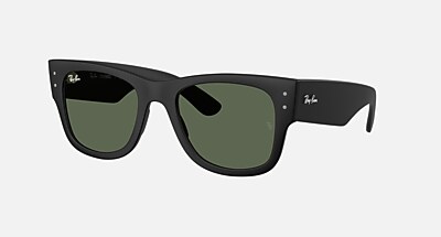 MEGA WAYFARER LITEFORCE Sunglasses in Sand Black and Dark Green
