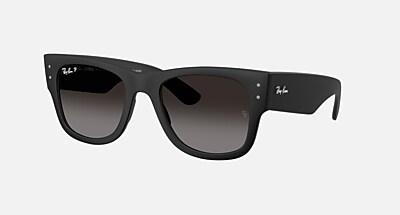 最も優遇 MEGA Grey and Black Sand in Sunglasses LITEFORCE WAYFARER 小物