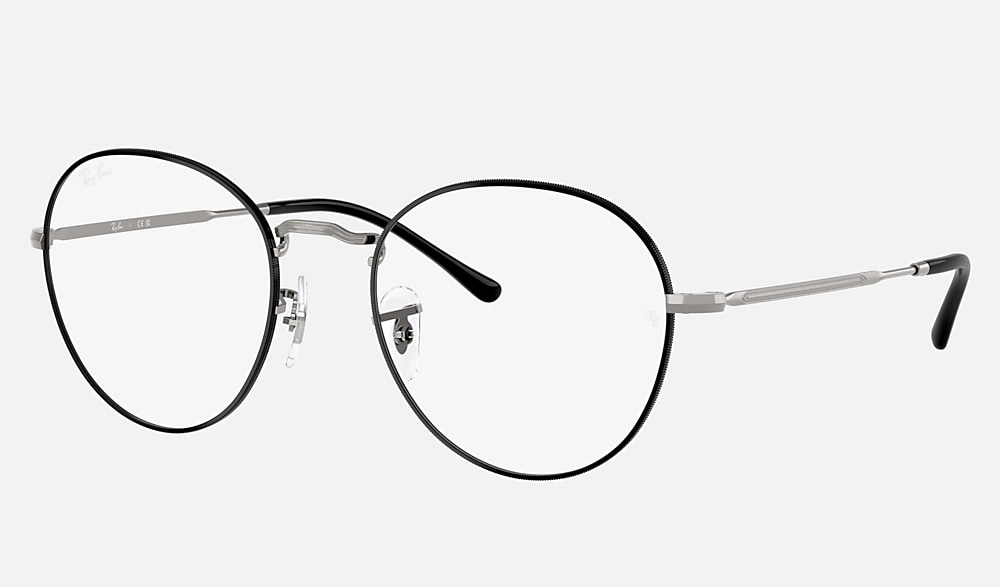 DAVID OPTICS Eyeglasses with Black On Gunmetal Frame - RB3582V