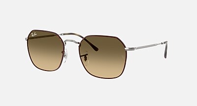 JIM Sunglasses in Arista Gold and Light Brown (53-20) - RB3694