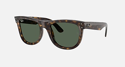 WAYFARER REVERSE Sunglasses in Black and Light Blue (50-22