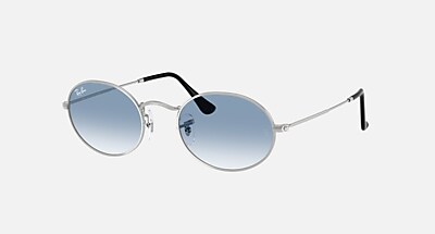 OVAL METAL Sunglasses in Black and Dark Grey - RB3547 | Ray-Ban®