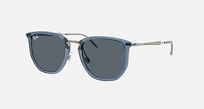 RB4451 Sunglasses in Transparent Blue and Blue (50-20) - RB4451