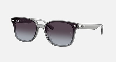 RB4461D Sunglasses in Transparent Grey and Grey Gradient (64-17