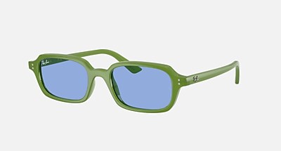 ZURI BIO-BASED Sunglasses in Black and Dark Green - RB4455F | Ray