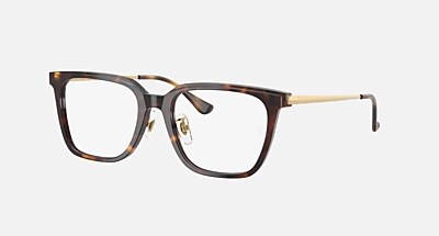 【T】Ray-Ban レイバン　RB5442D　サングラス　メガネ　ケース付 RB5442D OPTICS Eyeglasses with Black and Clear (52-18) - RB5442D