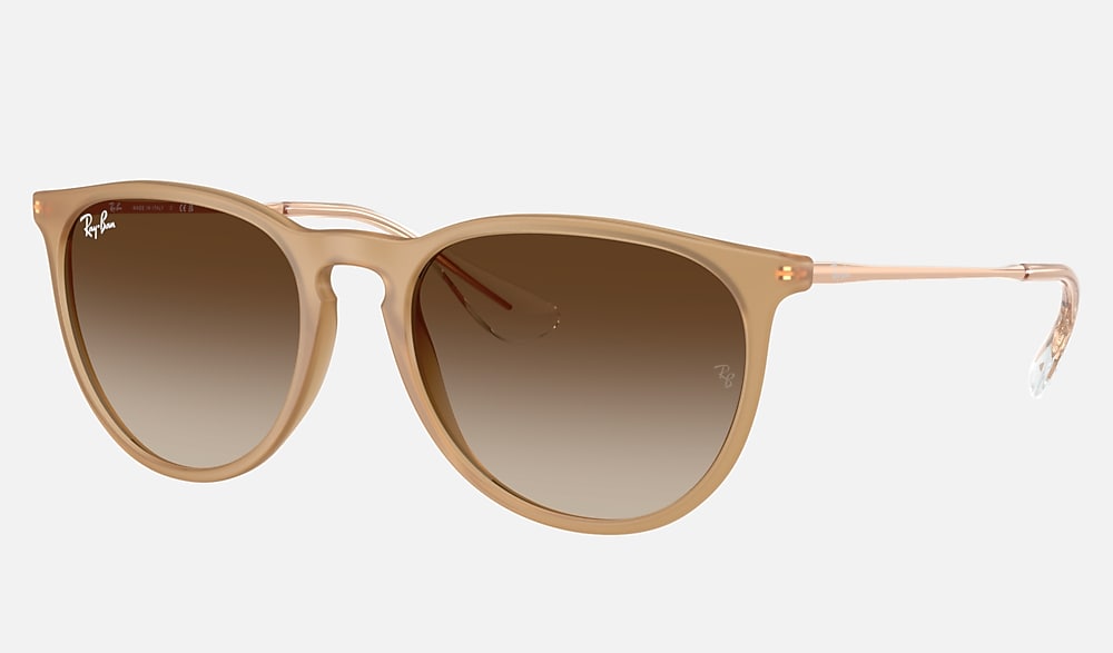 ERIKA CLASSIC Sunglasses in Rubber Beige and Gradient Brown
