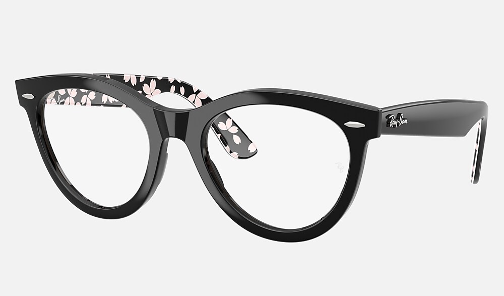 【日本未入荷】Ray-Ban  WAYFARER WAYFARER WAY OPTICS SAKURA LIMITED Eyeglasses with Black Frame