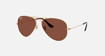 AVIATOR LARGE METAL 搭Arista Gold 的Green (62-14) - RB3025 | Ray