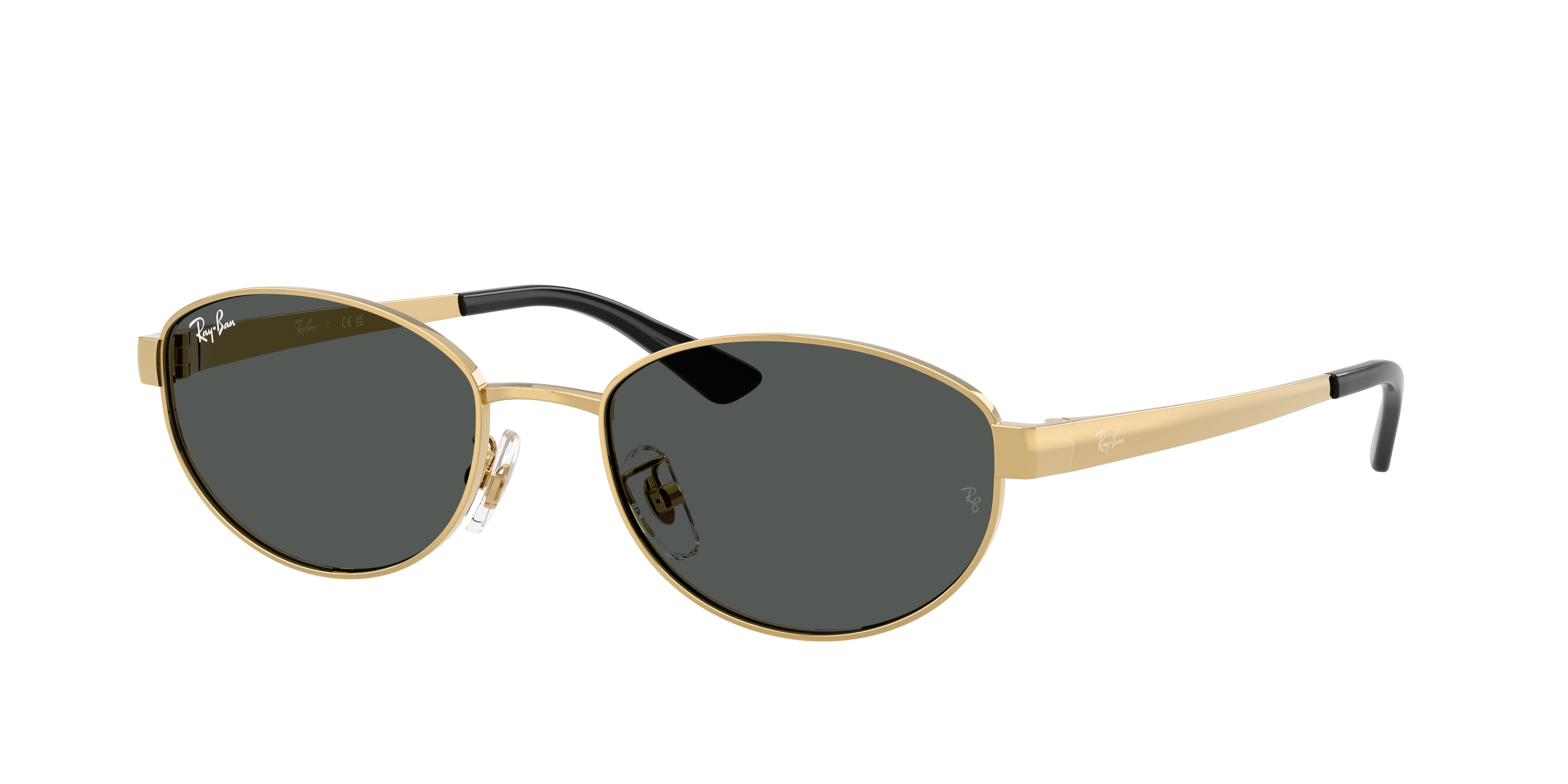 Rb3774d Sunglasses in Polished Arista Gold and Dark Grey (55-19