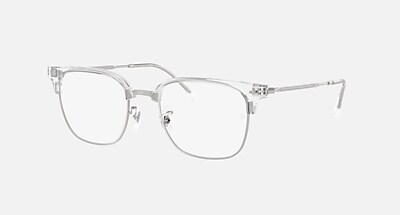 NEW CLUBMASTER OPTICS Eyeglasses with Black On Black and Clear (53