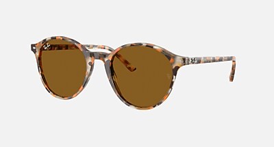RB2230 Polarized Sunglasses in Transparent Shade Fantasy Red and