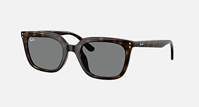 Ray-Ban Wayfarer サングラス ブラックレンズ Black Sunglasses in Dark Green Polar and RB4439D - RB4439D