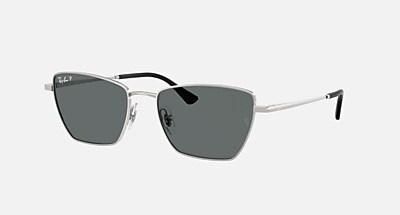 Ray-Ban サングラス　DREA BIO-BASED DREA BIO-BASED Polarized Sunglasses in Silver and Dark Grey