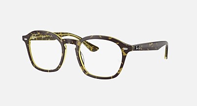 レイバン RB5451F-2012-50 サングラス  ハバナ ブラウンデミ RB5451 OPTICS Eyeglasses with Havana and Clear (50-20) - RB5451F