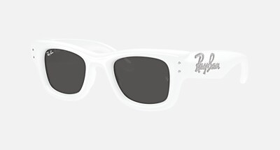 WAYFARER PUFFER CRYSTAL EDITION Sunglasses in White & Strass and