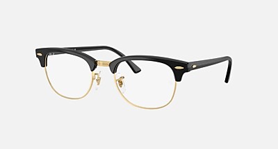 CLUBMASTER OPTICS Eyeglasses with Mock Tortoise and Clear (49-21