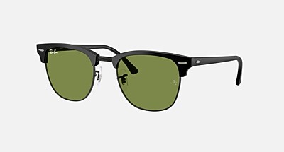 CLUBMASTER CLASSIC Polarized Sunglasses in Black & Gold and G-15