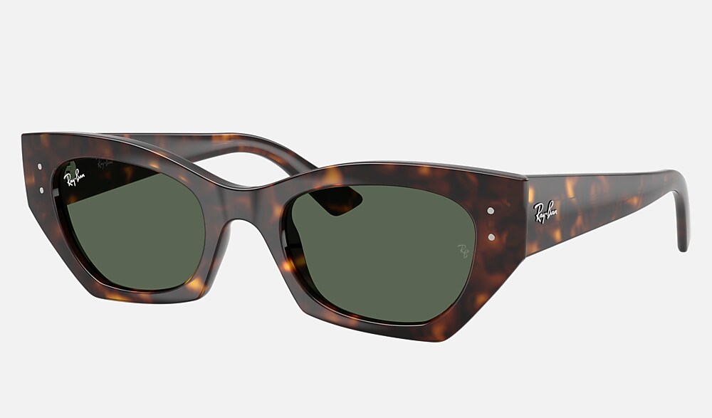 ZENA BIO-BASED Sunglasses in Havana and Dark Green - RB4430F | Ray