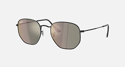 HEXAGONAL FLAT LENSES Sunglasses in Arista Gold and G-15 Green (51