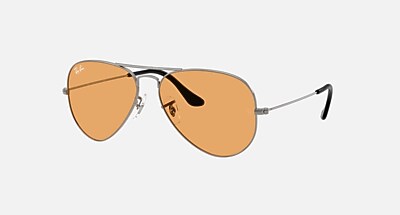 AVIATOR CLASSIC SUMMER CAPSULE Sunglasses in Gunmetal and Orange