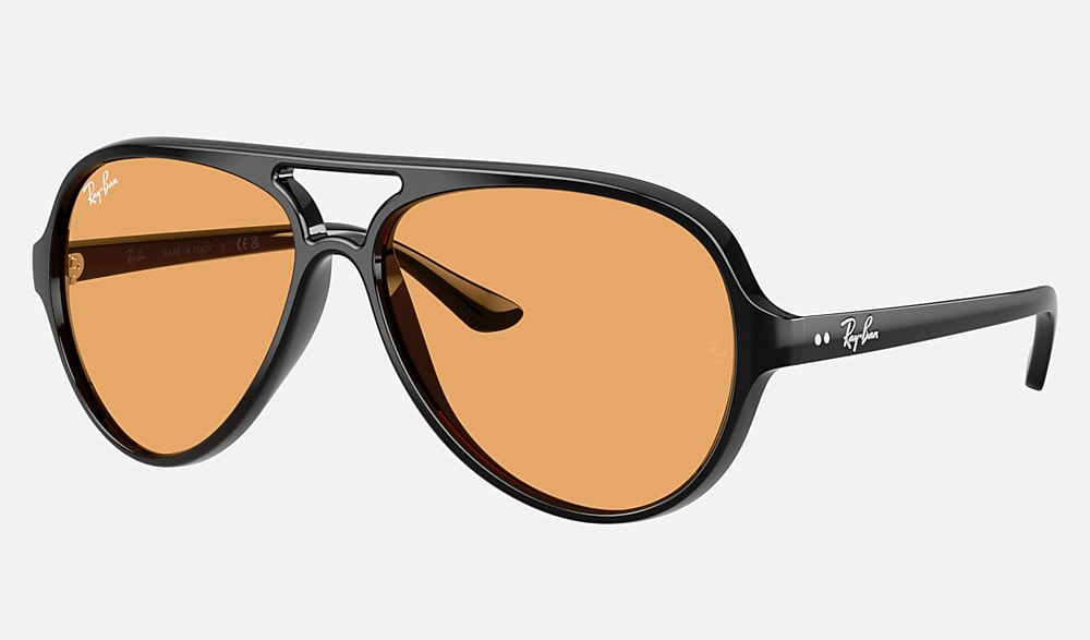 Ray-Ban CATS 5000 サングラス CATS 5000 CLASSIC SUMMER CAPSULE Sunglasses in Black and Orange