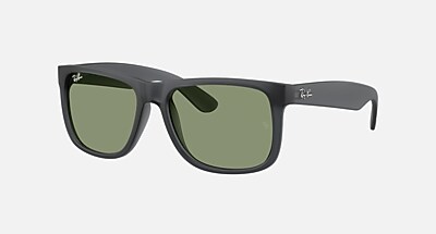 JUSTIN CLASSIC Sunglasses in Transparent Blue and Grey Polarized