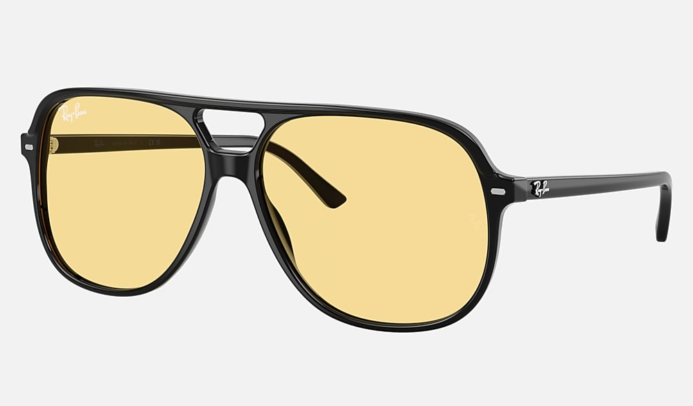 BILL SUMMER CAPSULE Sunglasses in Black and Yellow (60-14