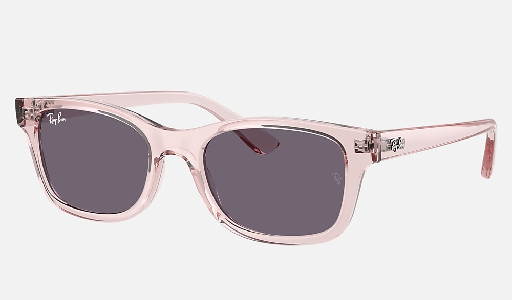 RB9086S KIDS Sunglasses in Transparent Pink and Violet (46-17