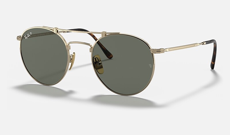 レイバン公式ストア】 Ray-Ban® ROUND DOUBLE BRIDGE TITANIUM