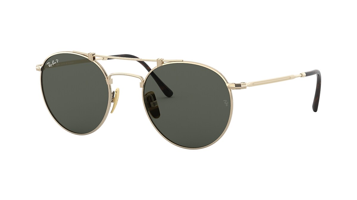 レイバン公式ストア】 Ray-Ban® ROUND DOUBLE BRIDGE TITANIUM 