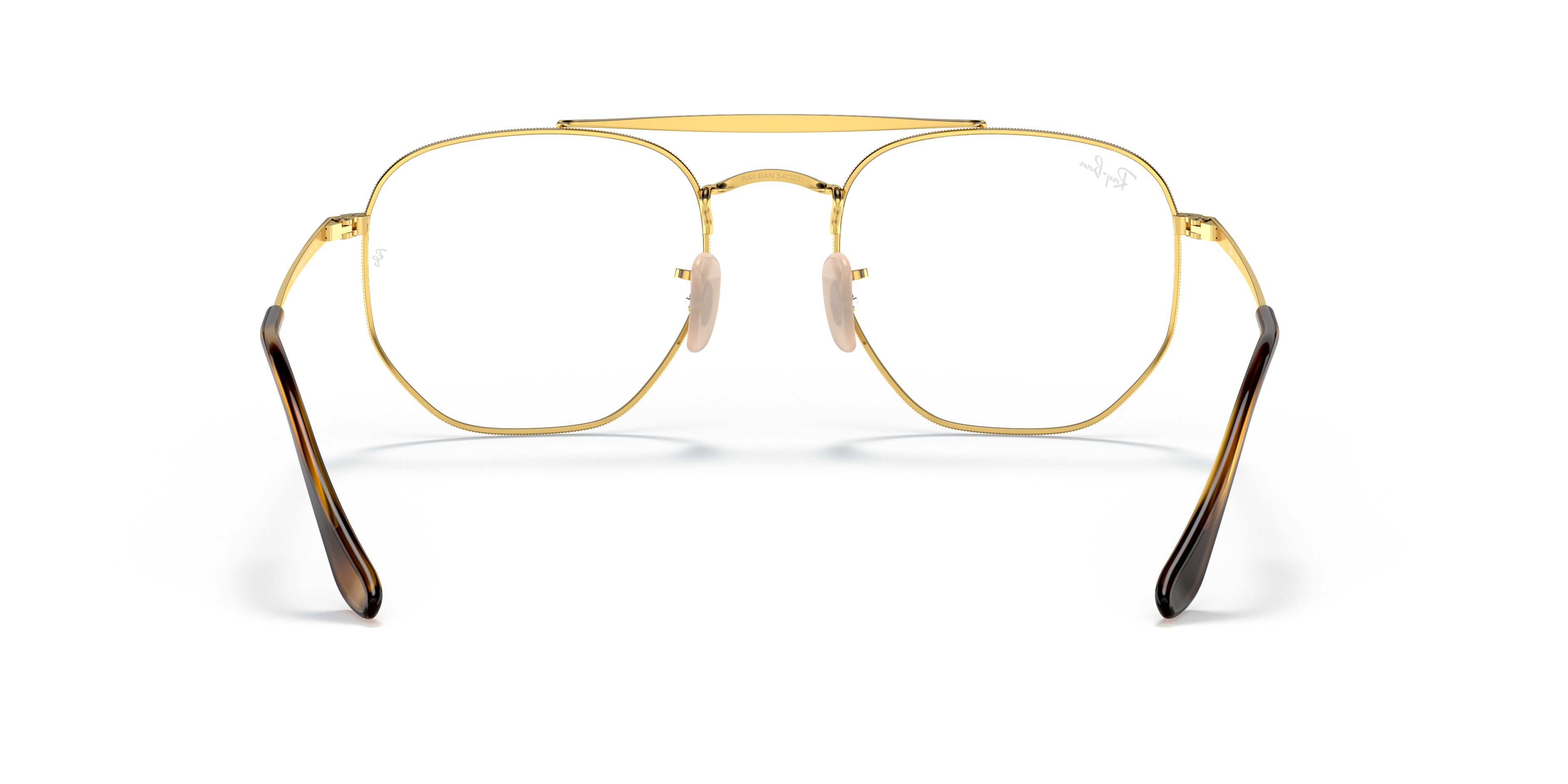 ray ban oval double bridge