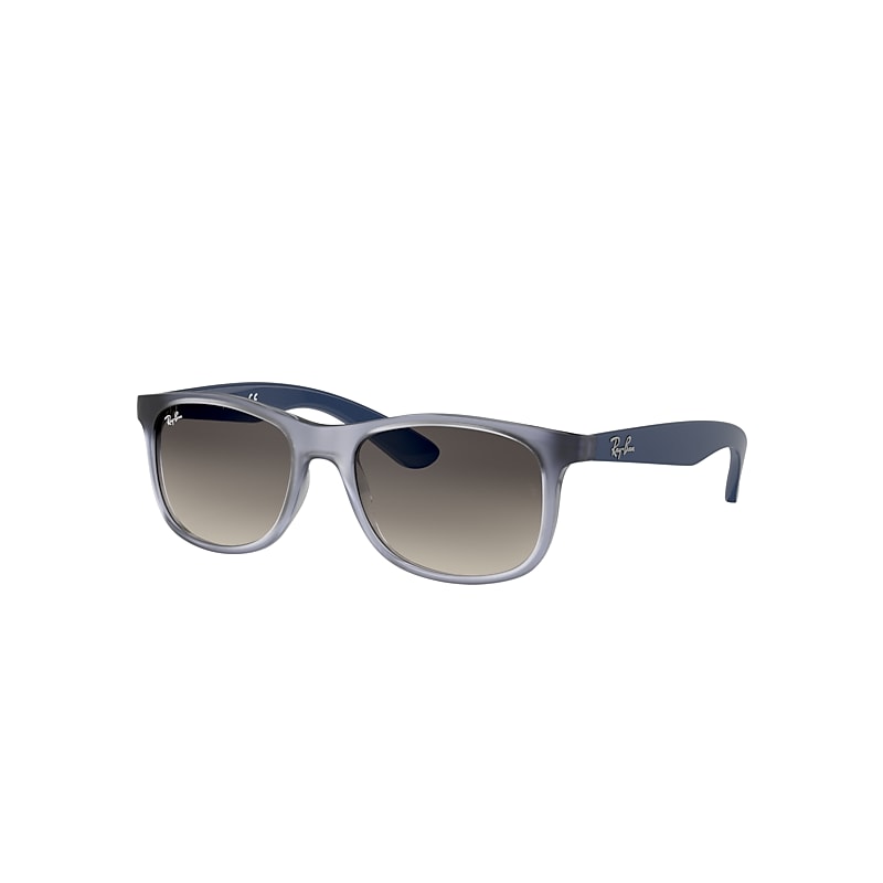Ray-Ban Junior Rb9062s Kids Sunglasses Blue Frame Grey Lenses 48-16