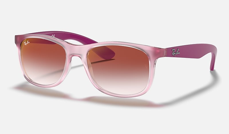 RB9062S KIDS Sunglasses in Rosa Transparente and Vermelho