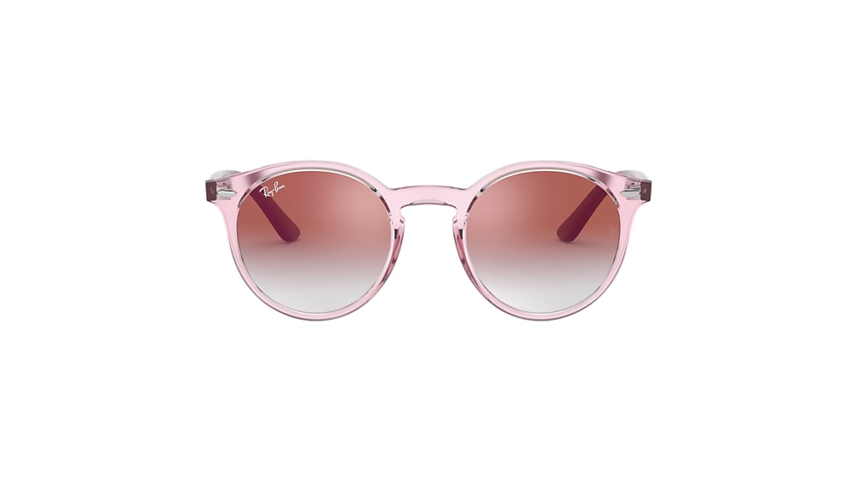 RB9064S KIDS Sunglasses in Transparent Pink and Clear