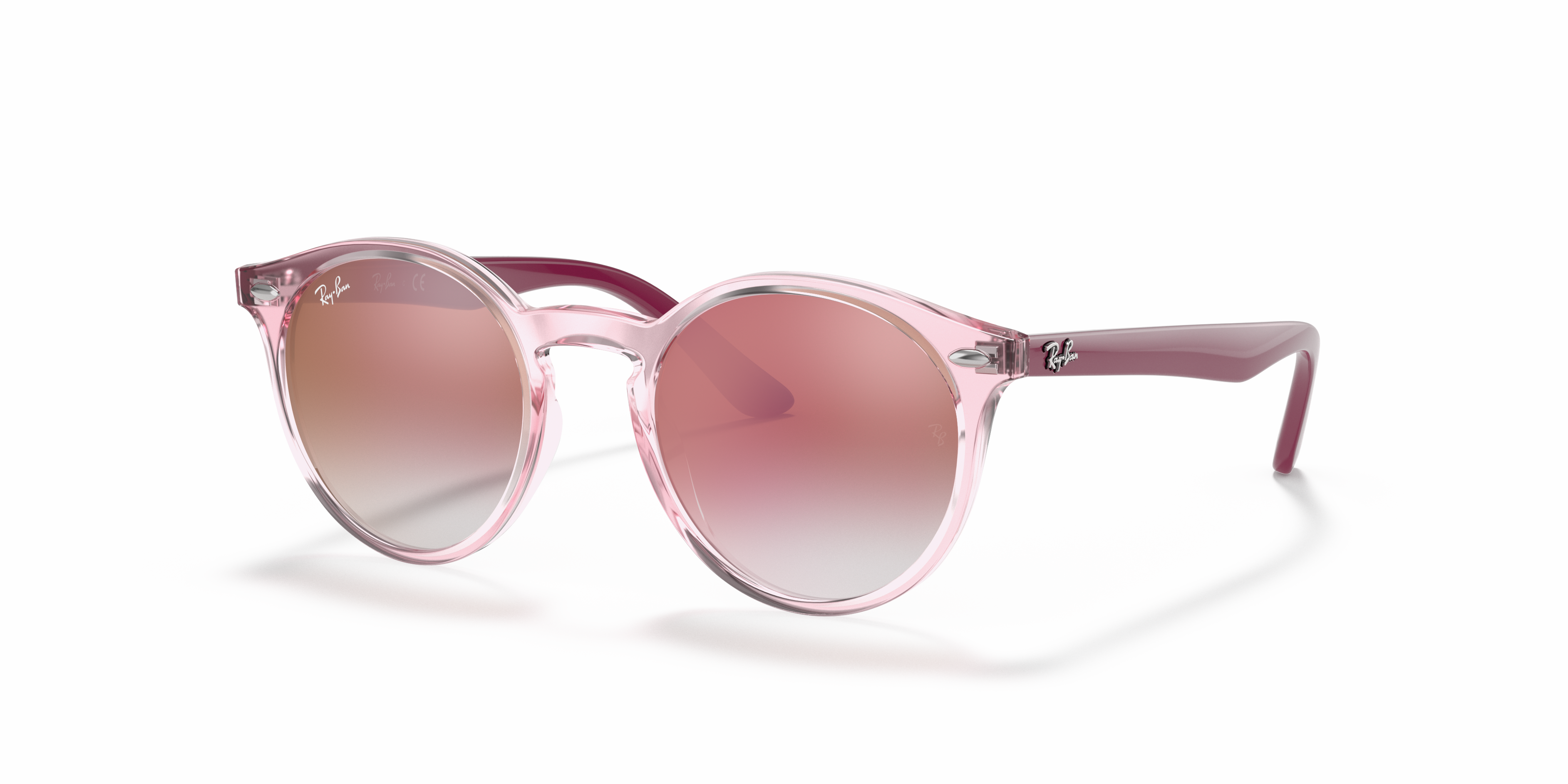 pink frame ray bans